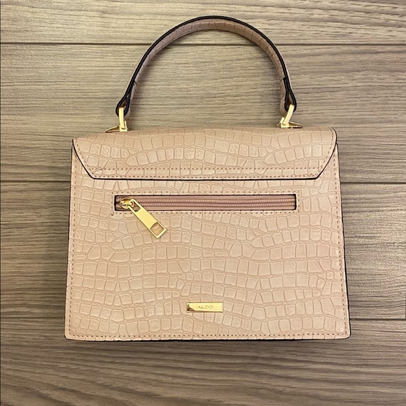 *NWOT* ALDO croc nude handbag - Picture 2 of 8